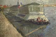 Bathing Float on the Seine at Asnieres (nn04) Vincent Van Gogh